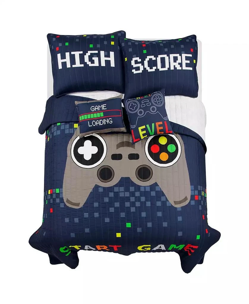 商品Macy's|Video Games 5 Piece Quilt Set for Kids,价格¥995,第1张图片