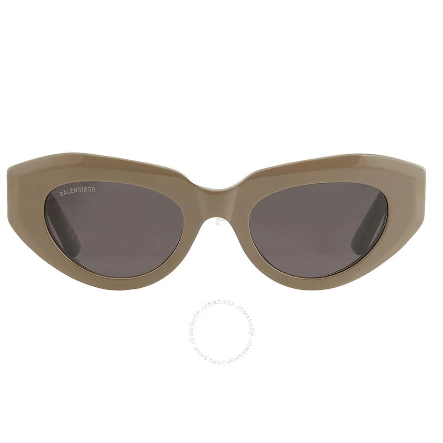 商品Balenciaga|Balenciaga Grey Cat Eye Ladies Sunglasses BB0236S 004 52,价格¥1485,第1张图片