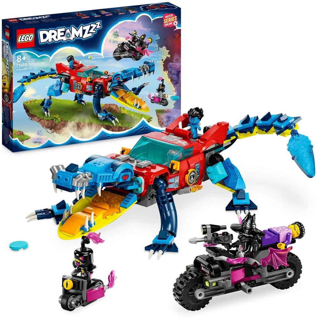 商品LEGO|LEGO DREAMZzz Crocodile Car Toy 2in1 Set 71458,价格¥641,第1张图片