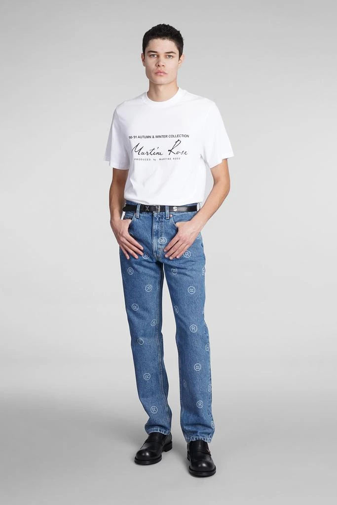 商品Martine Rose|Martine Rose T-shirt In White Cotton,价格¥934,第2张图片详细描述