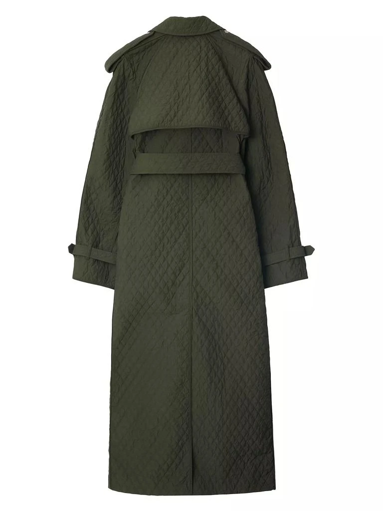 商品Burberry|Quilted Double-Breasted Trench Coat,价格¥17607,第2张图片详细描述