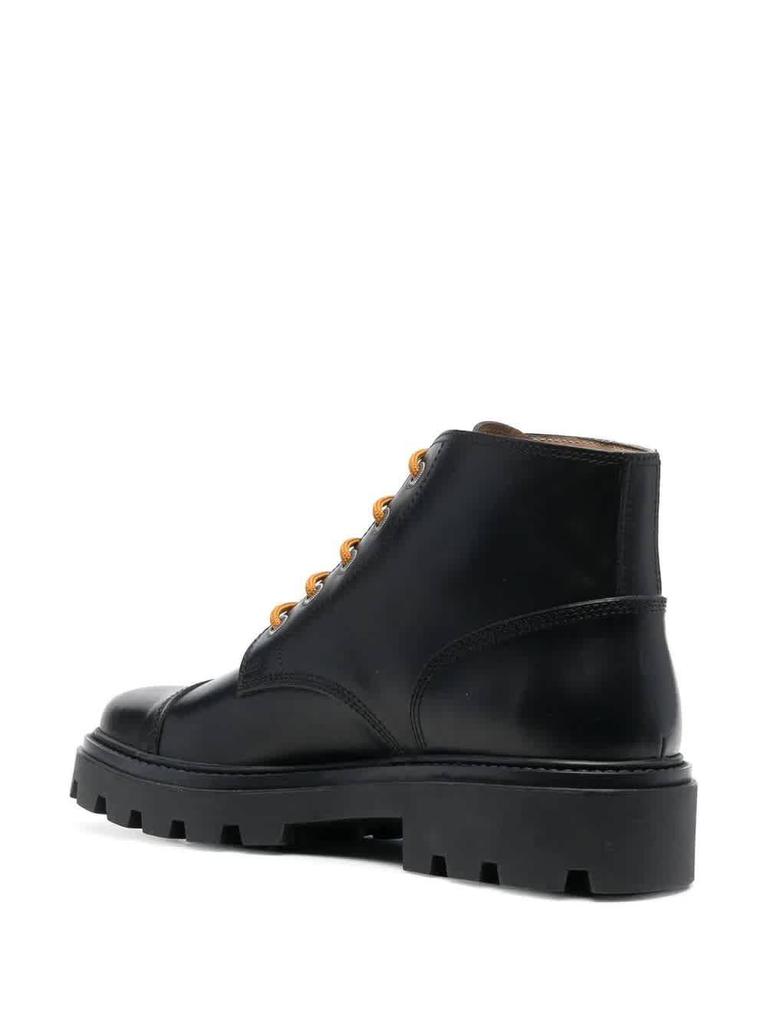 Men's Black Ankle Boots in Leather商品第2张图片规格展示