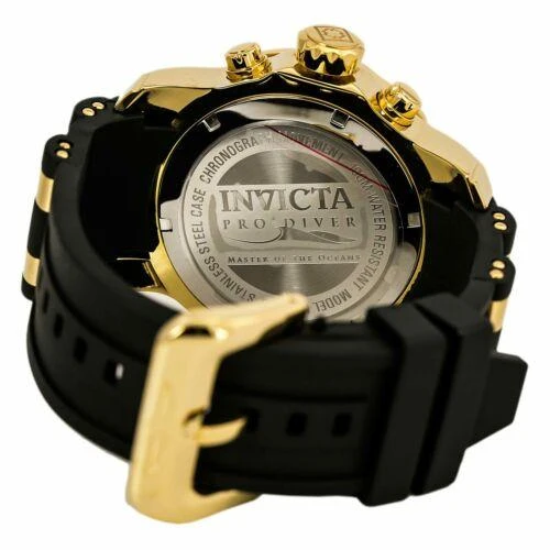 商品Invicta|Invicta 6983 Men's Steel & Polyurethane Band Quartz Pro Diver Chrono Blue Dial Date Watch,价格¥622,第4张图片详细描述