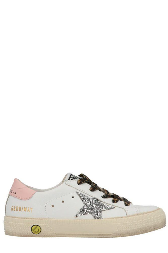 商品Golden Goose|Golden Goose Kids May Lace-Up Sneakers,价格¥1048,第1张图片