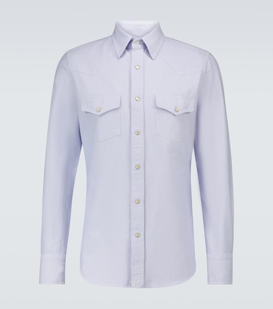 商品Tom Ford|西部风棉质长袖衬衫,价格¥3118,第1张图片