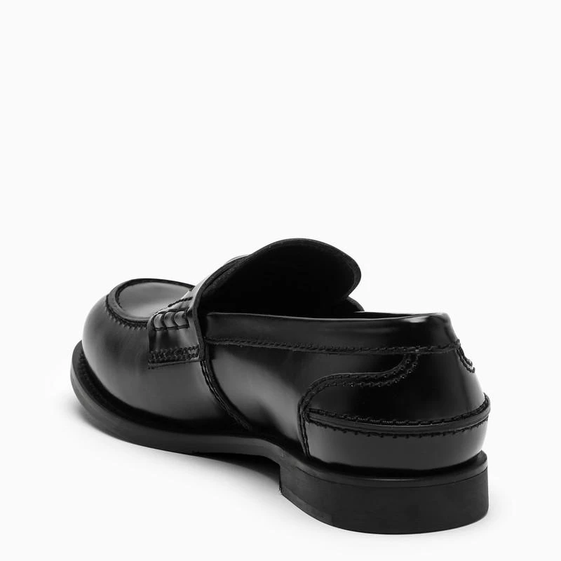 商品Miu Miu|Black leather Penny loafers,价格¥6164,第4张图片详细描述