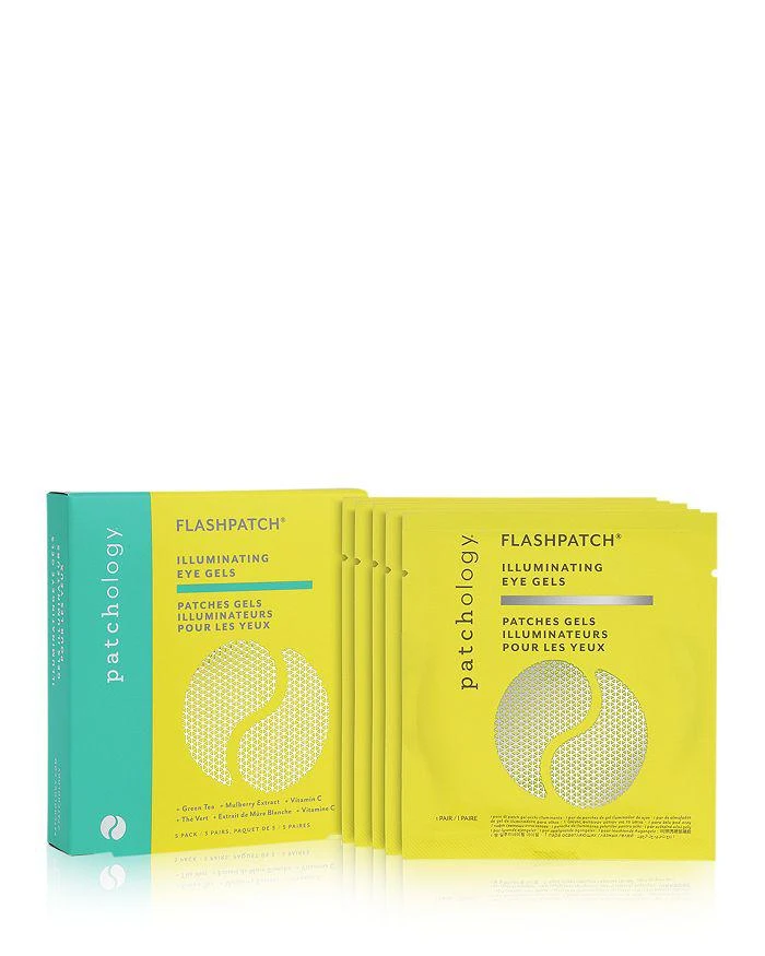 商品Patchology|FlashPatch Illuminating Eye Gels, Pack of 5 Pairs,价格¥113,第1张图片