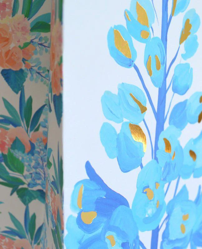 商品Paint & Petals|Paper Wine Bag,价格¥31,第2张图片详细描述