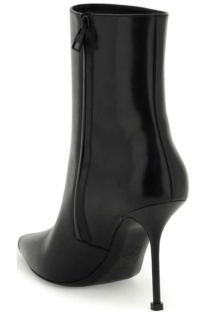 商品Alexander McQueen|Alexander McQueen Pointed Toe Ankle Boots,价格¥3398,第2张图片详细描述