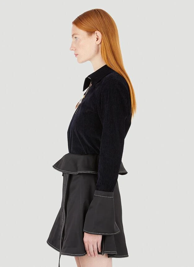 商品JW Anderson|Oversized Cuff Ring Puller Top in Black,价格¥1701,第3张图片详细描述