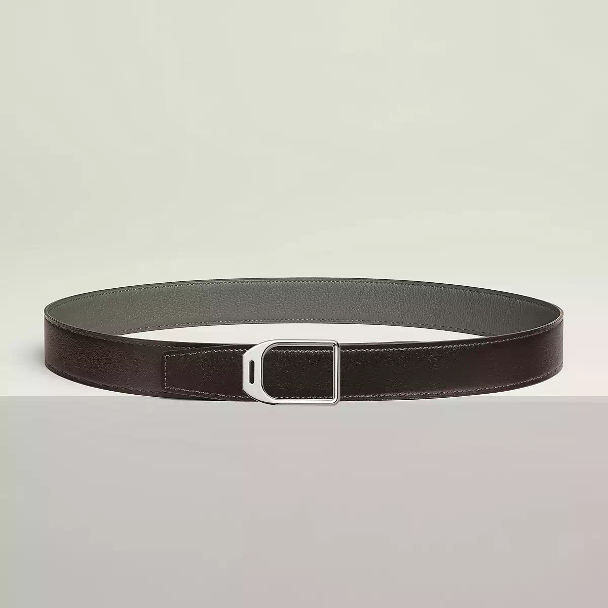 【预售】 爱马仕 24秋冬 男士 腰带 Boucle de ceinture Jockey & Cuir de ceinture réversible 32 mm H010632UK05 | H073967CAEM 商品