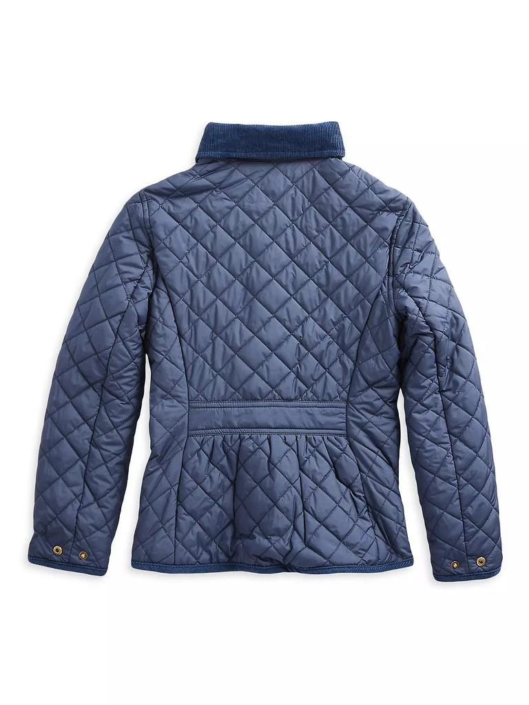 商品Ralph Lauren|Little Girl's &amp; Girl's Quilted Hooded Jacket,价格¥624,第3张图片详细描述