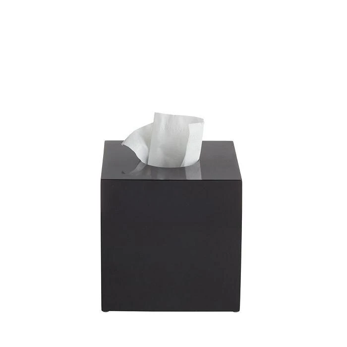 商品Roselli|Piano Black Lacquer Bath Tissue Cover - 100% Exclusive,价格¥449,第4张图片详细描述