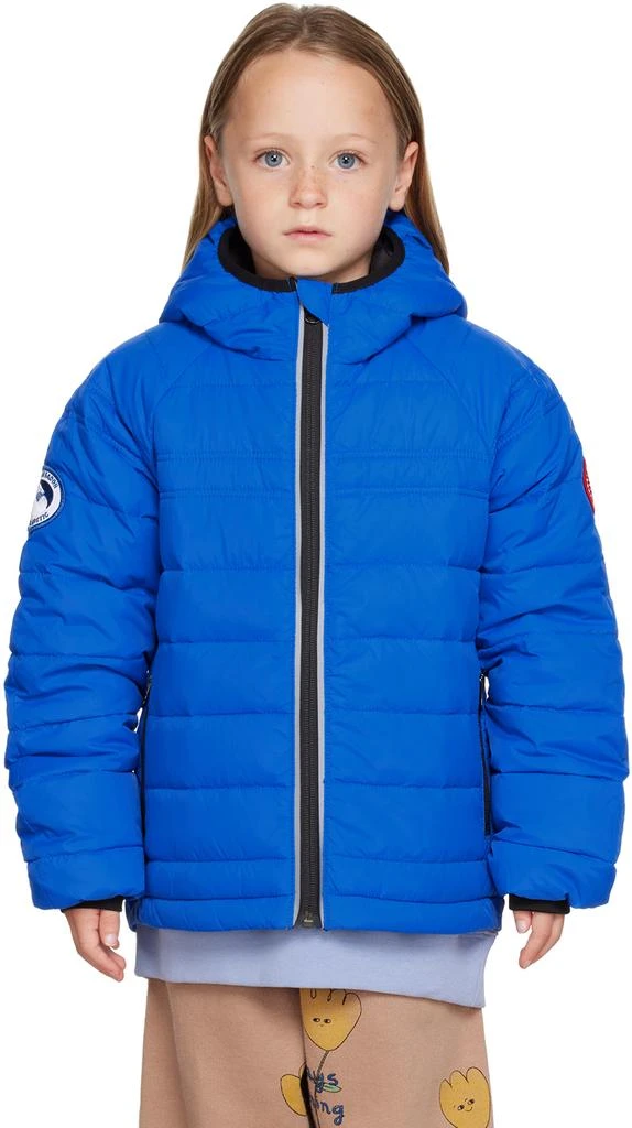 商品Canada Goose|Kids Blue Bobcat Hoody PBI Down Jacket,价格¥3252,第1张图片