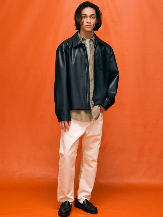 [Conscious] Eco Leather Bomber Jacket 商品
