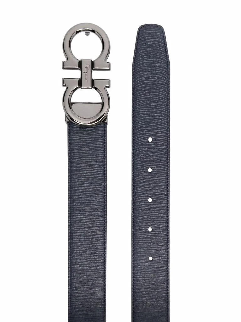 商品Salvatore Ferragamo|Salvatore ferragamo men's blue leather belt,价格¥3919,第2张图片详细描述