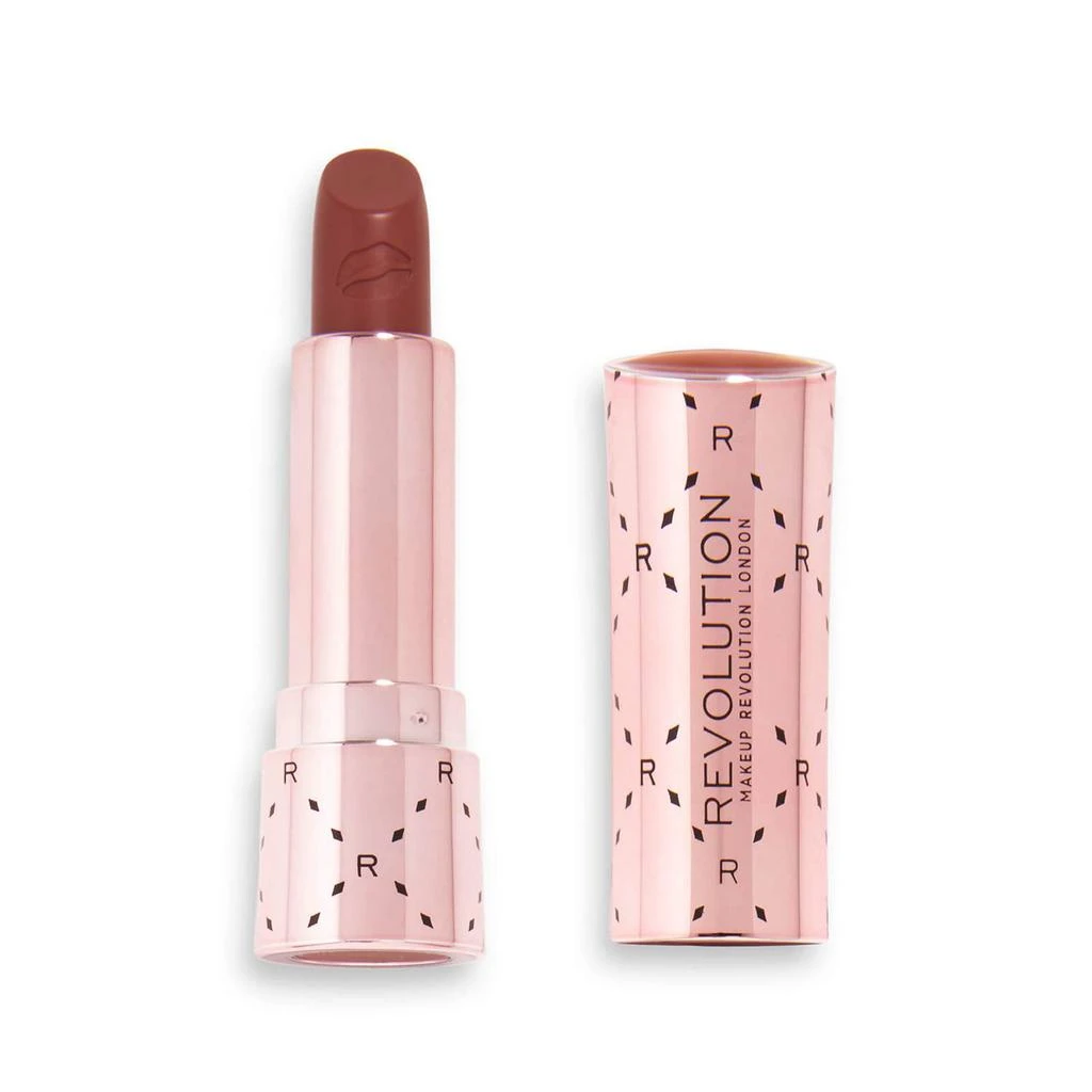 商品Makeup Revolution|Makeup Revolution Soft Glamour Satin Kiss Lipstick Chauffeur,价格¥76,第1张图片