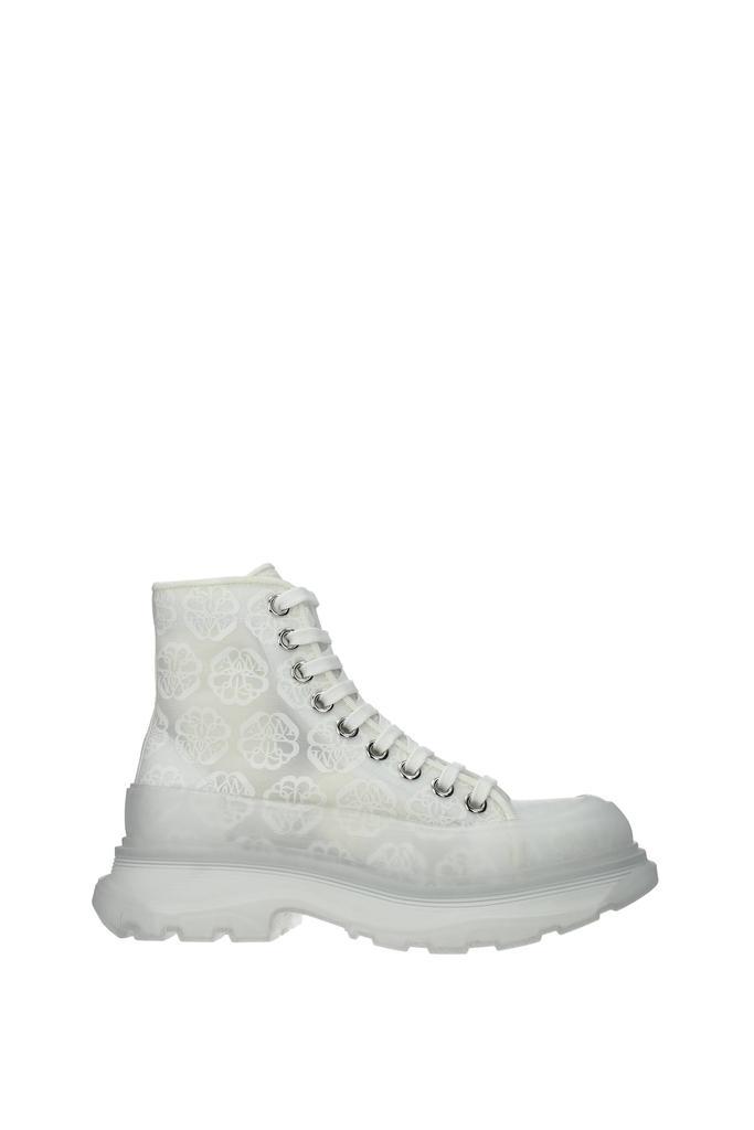 商品Alexander McQueen|Ankle boots Fabric Gray,价格¥4562,第1张图片