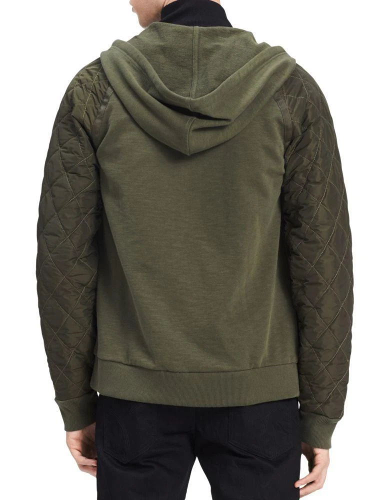 商品Calvin Klein|Quilted Zip-Front 连帽夹克,价格¥276,第2张图片详细描述