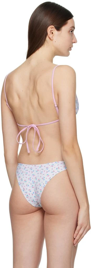 商品Frankies Bikinis|White & Pink Lumia Bikini Top,价格¥807,第3张图片详细描述