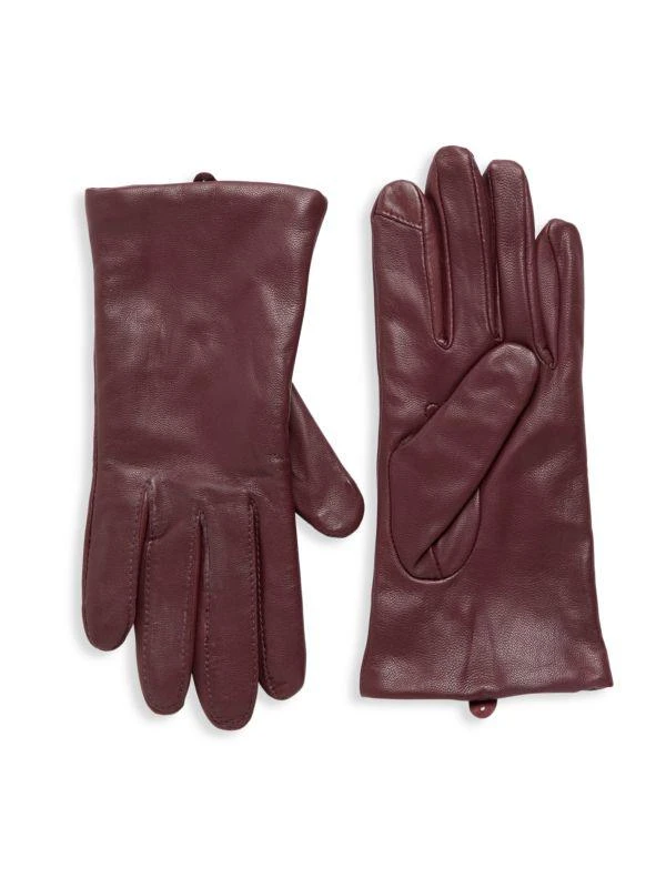 商品Saks Fifth Avenue|Cashmere-Lined Leather Gloves,价格¥357,第1张图片