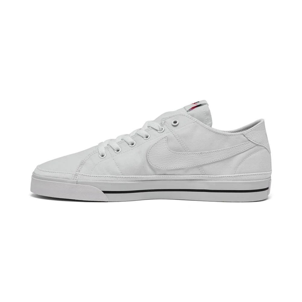 商品NIKE|Men's Court Legacy Canvas Casual Sneakers from Finish Line,价格¥306,第3张图片详细描述