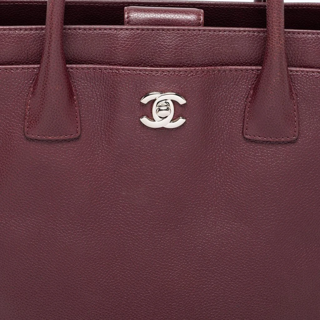 商品[二手商品] Chanel|Chanel Burgundy Leather Cerf Tote,价格¥11073,第5张图片详细描述