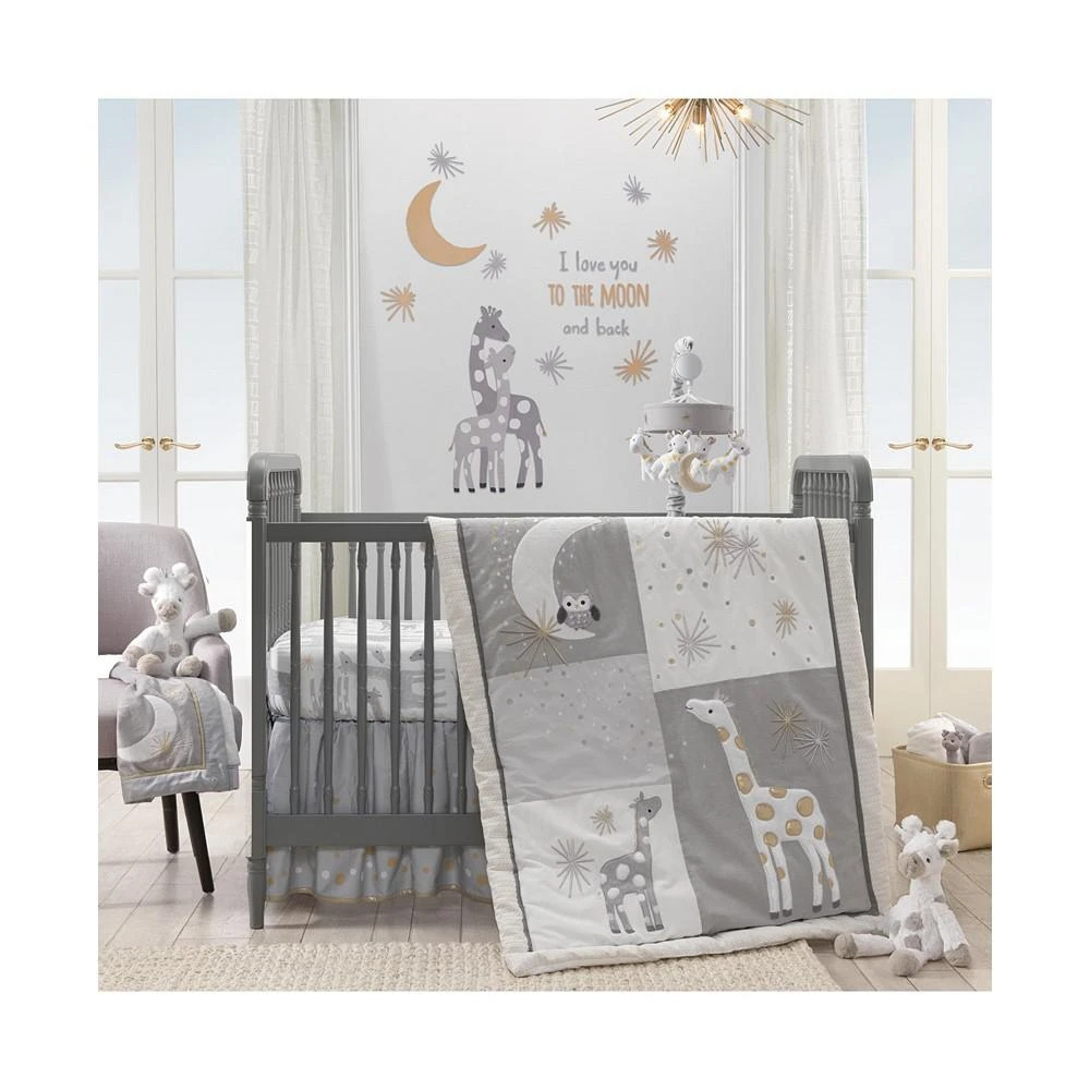 商品Lambs & Ivy|Signature Moonbeams I Love You to the Moon and Back Celestial Giraffe Nursery Wall Decals/Appliques,价格¥165,第3张图片详细描述
