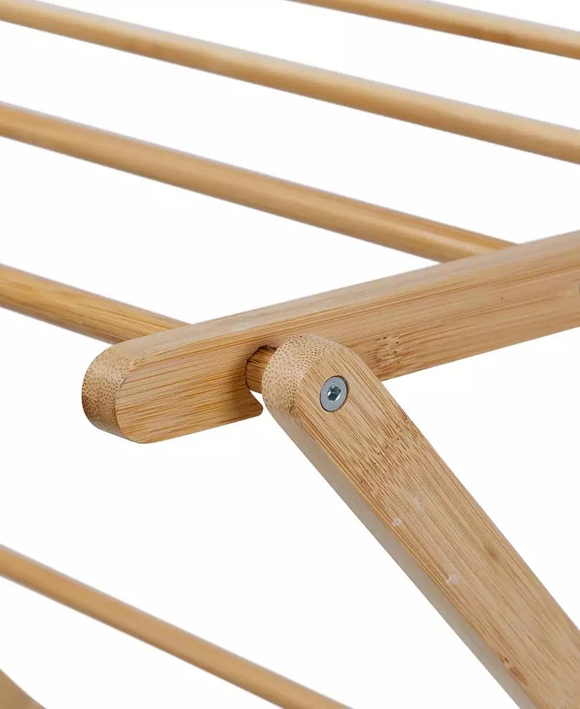 商品Honey Can Do|Compact and Collapsible Bamboo Clothes Drying Rack,价格¥172,第4张图片详细描述