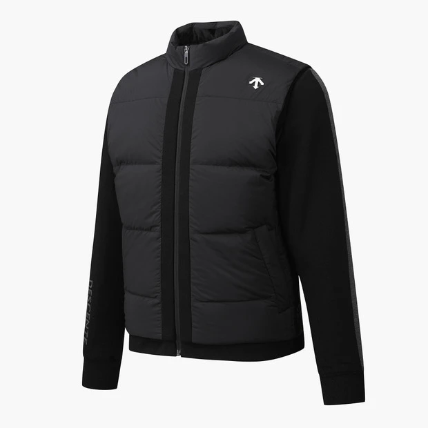 GOLF男士混合针织羽绒外套适合户外运动 DP42MFKOO1-BLKG 商品