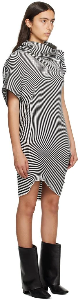 商品Issey Miyake|黑色 & 白色 Counterpoint 连衣裙,价格¥7045,第2张图片详细描述