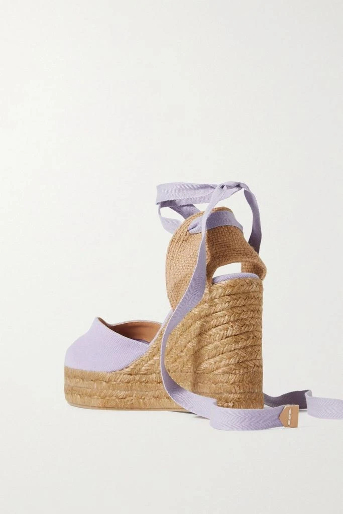 商品CASTAÑER|Chiara 80 canvas wedge espadrilles,价格¥660,第3张图片详细描述