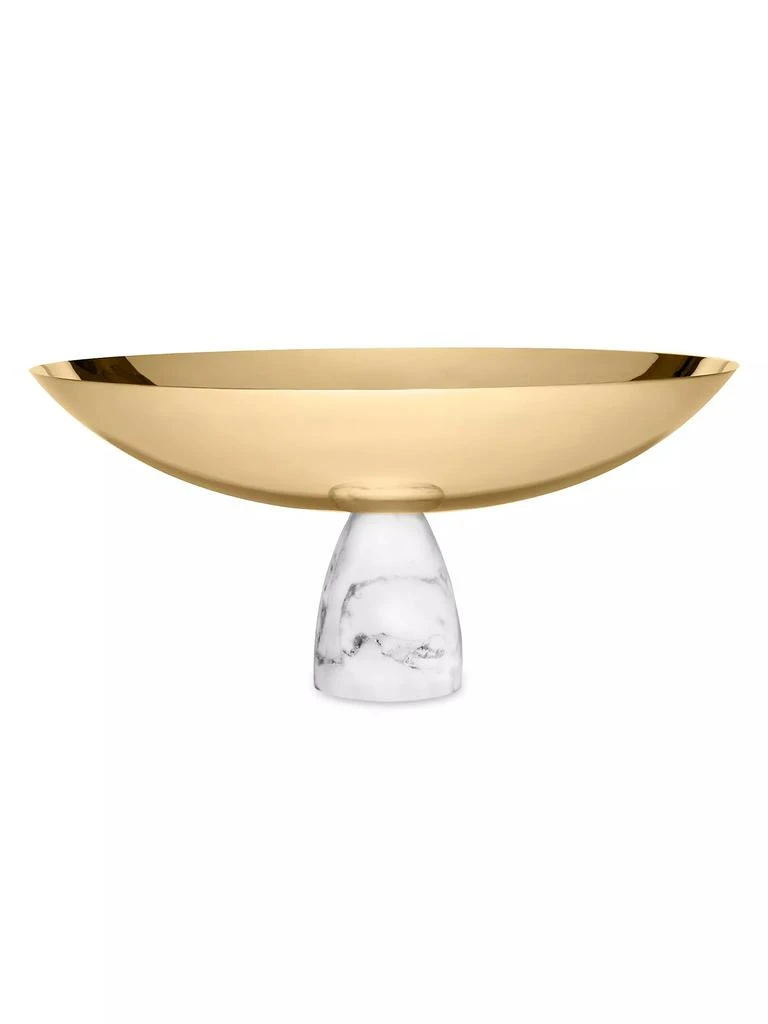 商品ANNA New York|Coluna Carrara Marble & Steel Fruit Bowl,价格¥1883,第1张图片