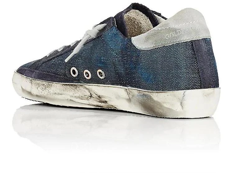 商品Golden Goose|巨星丹宁运动鞋小脏鞋 Superstar Denim Sneakers,价格¥3570,第3张图片详细描述