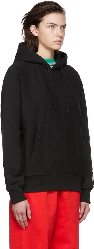 商品STUSSY|Black Cotton Hoodie,价格¥495,第2张图片详细描述