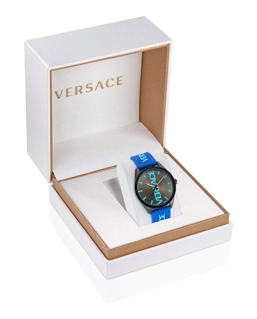 商品Versace|V-Vertical Silicone Watch,价格¥3365,第4张图片详细描述