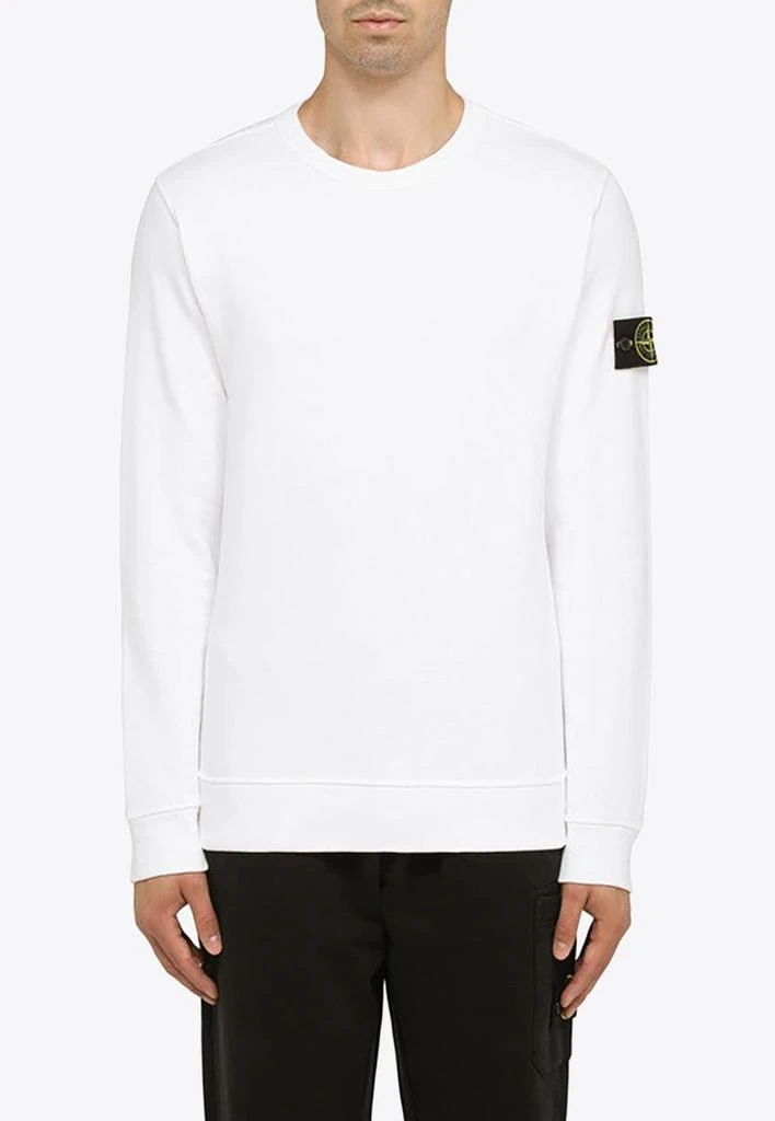 商品Stone Island|Logo-Patch Pullover Sweatshirt,价格¥2834,第1张图片