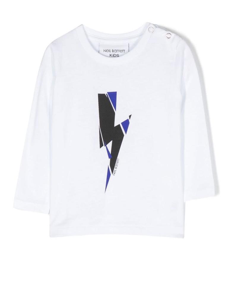 商品Neil Barrett|Neil Barrett T-shirt With Print,价格¥454,第1张图片