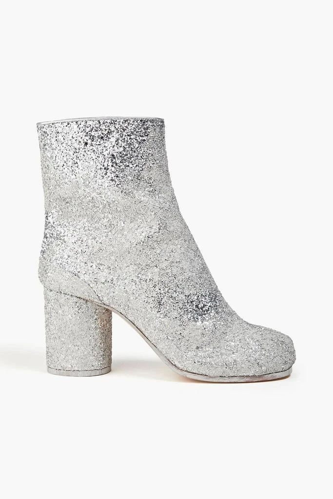 商品MAISON MARGIELA|Tabi split-toe glittered woven ankle boots,价格¥3651,第1张图片
