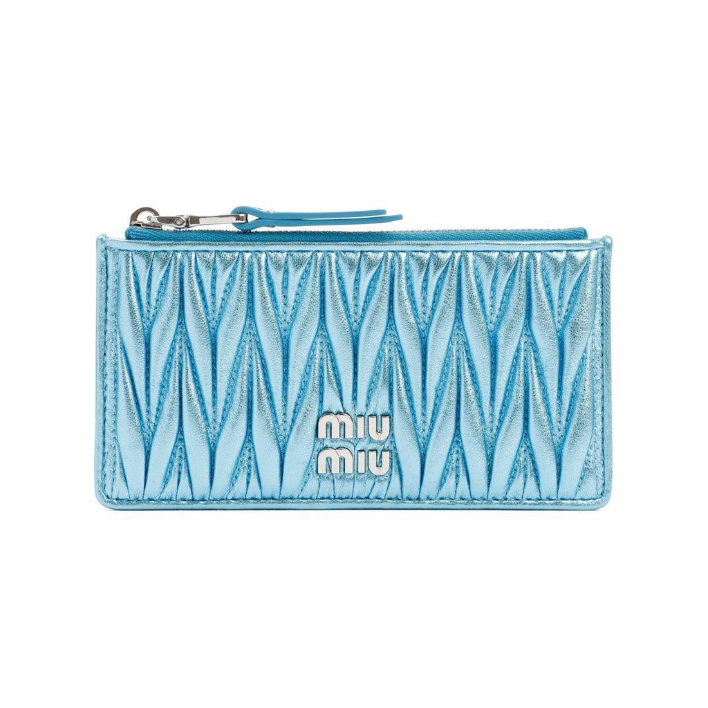 商品Miu Miu|MIU MIU  MATELASSÉ LEATHER POUCH SMALLLEATHERGOODS,价格¥2575,第1张图片