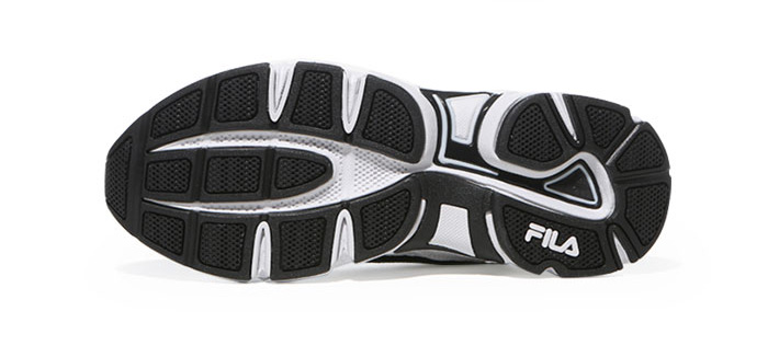 【享贝家】斐乐FILA 休闲运动轻跑鞋 男女同款 白黑 1RM01141D-013 商品第4张图片规格展示