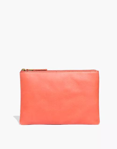 商品Madewell|The Leather Pouch Clutch,价格¥330,第1张图片