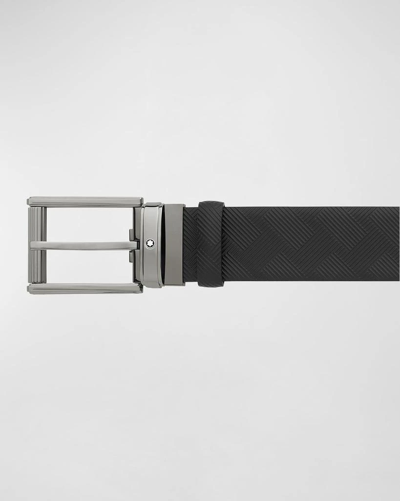 商品MontBlanc|Men's Black Leather Belt,价格¥3553,第2张图片详细描述