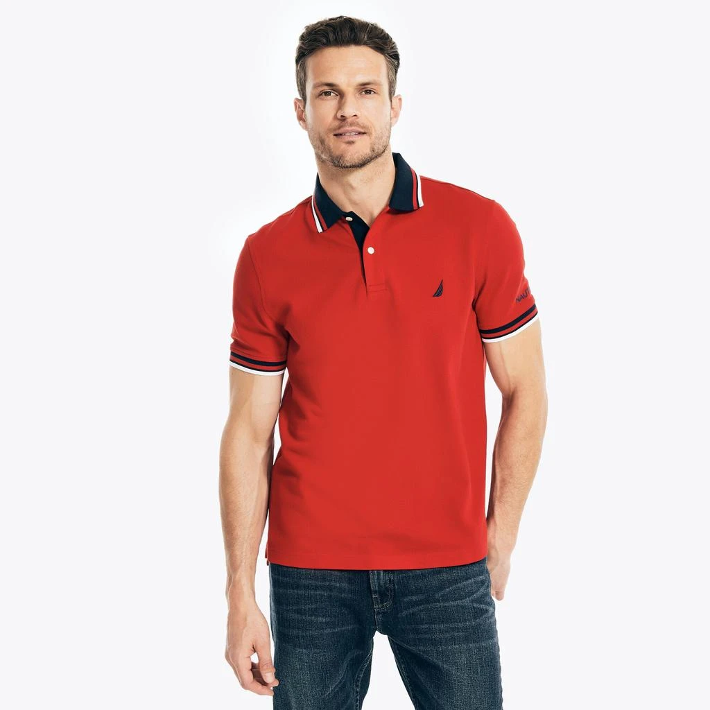 商品Nautica|Nautica 男士经典版型纯色 Polo 衫 ,价格¥137,第1张图片