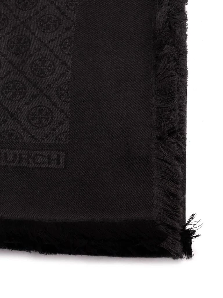 商品Tory Burch|Black Monogram Scarf,价格¥2813,第2张图片详细描述