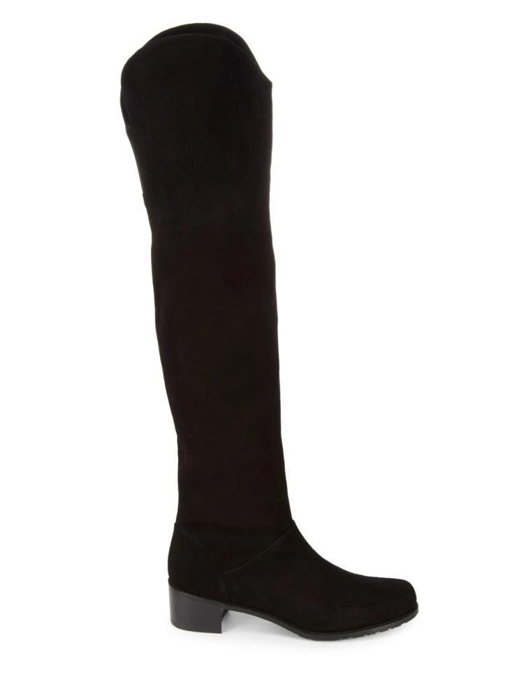 商品Stuart Weitzman|Dunkirk 真皮过膝长靴,价格¥1982,第4张图片详细描述