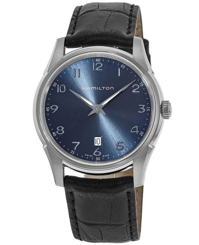商品Hamilton|Hamilton Jazzmaster Thinline Quartz Men's Watch H38511743,价格¥2772,第1张图片