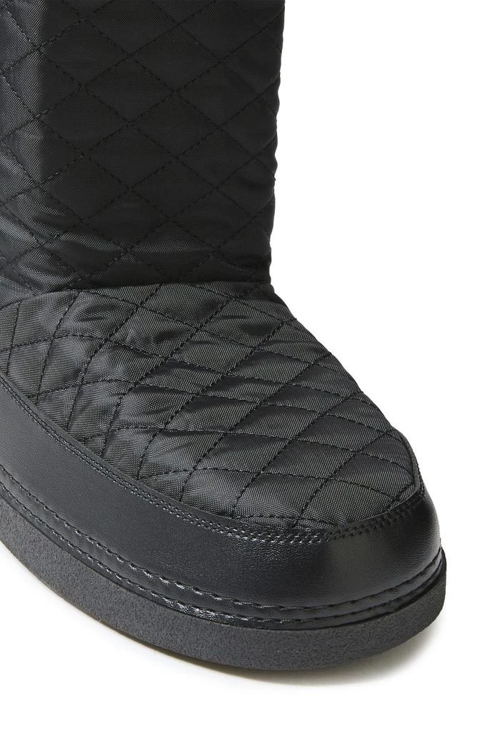 商品Moschino|Faux fur-paneled logo-embellished quilted shell snow boots,价格¥284,第4张图片详细描述