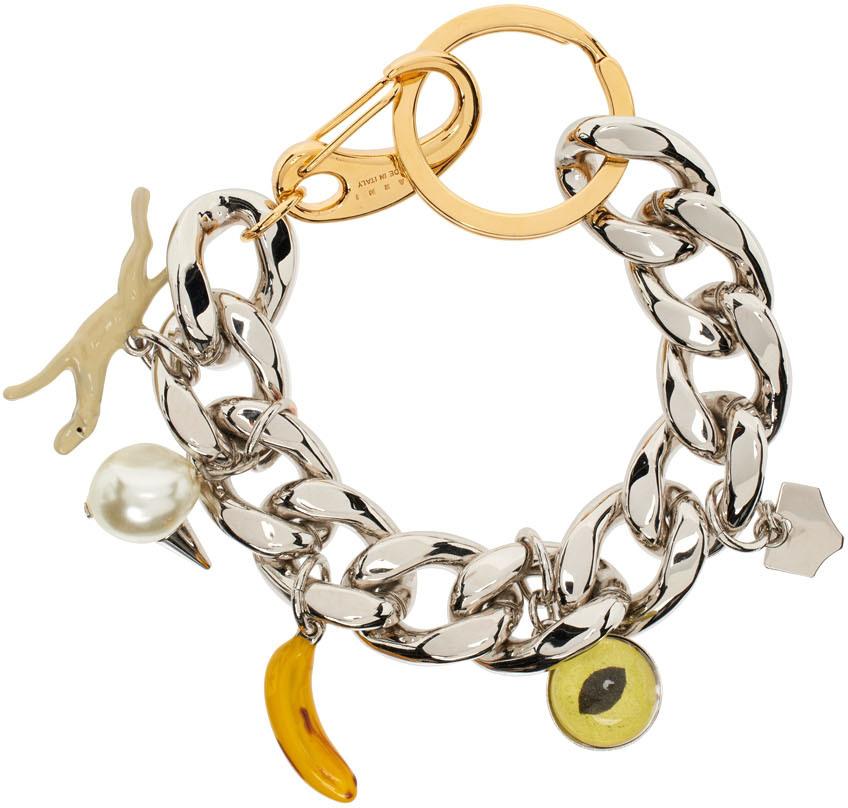Silver & Gold Found Objects Bracelet商品第2张图片规格展示