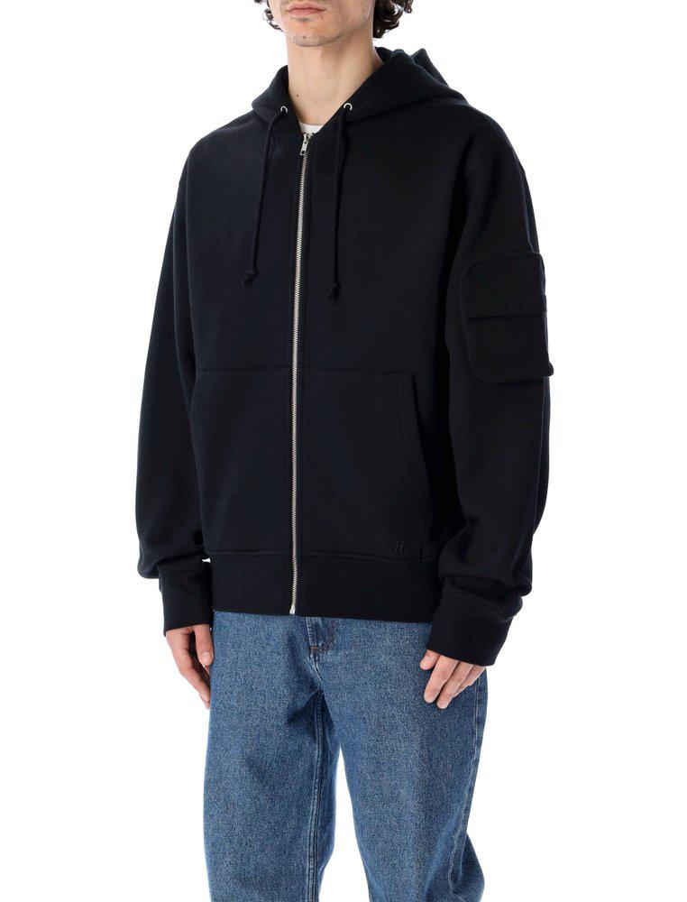 Helmut Lang Zipped Drawstring Hoodie商品第1张图片规格展示